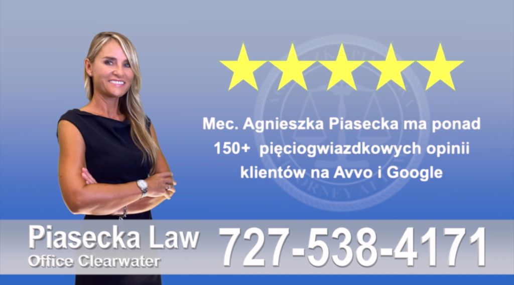 Real Estate Attorney Florida Polski Adwokat Nieruchomości Closing Opinie klientów, pięciogwiazdkowe, client reviews, recenzje, avvo, google